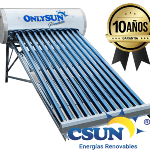 Calentador Solar de 12 Tubos Premium